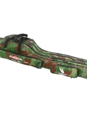 Značkový Mikado Pouzdro Na Pruty 3 Komorový Kamufláž - 150 cm