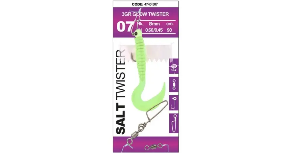 Akční Cena Spro Návazec Na Tresky Salt Twister Glow 90 cm