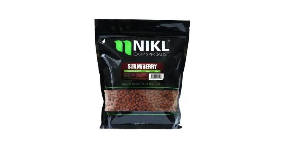 Akční Nabídka Nikl Pelety Strawberry 1 kg - 3 mm