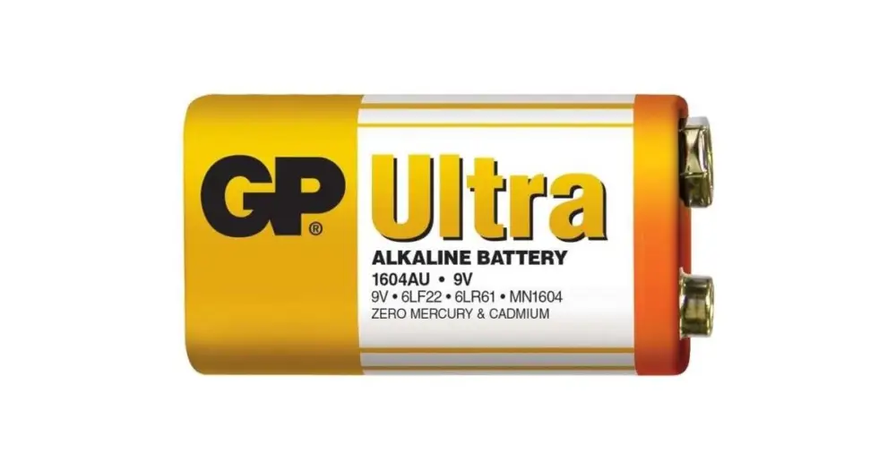 GP Batteries Alkalická Baterie GP Ultra 6LF22 (9V) 1 ks Originální