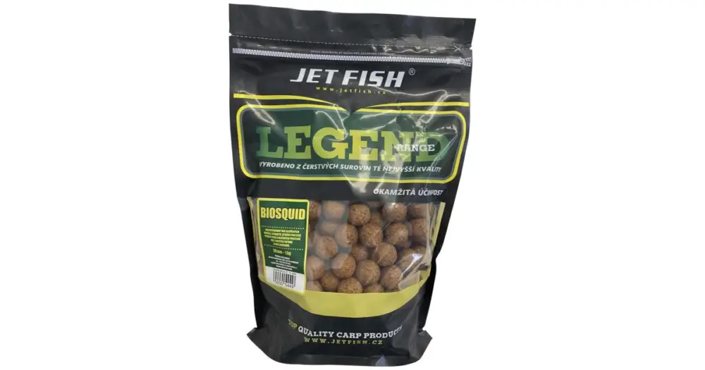 Jet Fish Boilie Legend Range Biosquid-1 kg 24 mm Výprodej