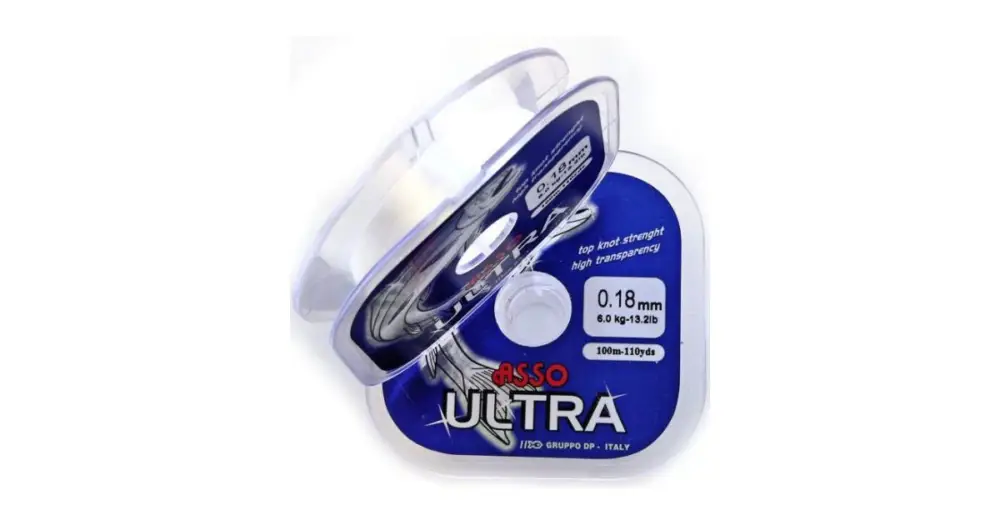 Asso Vlasec Ultra Čirá 100 m-Průměr 0,24 mm / Nosnost 9,8 kg Sezónní Sleva