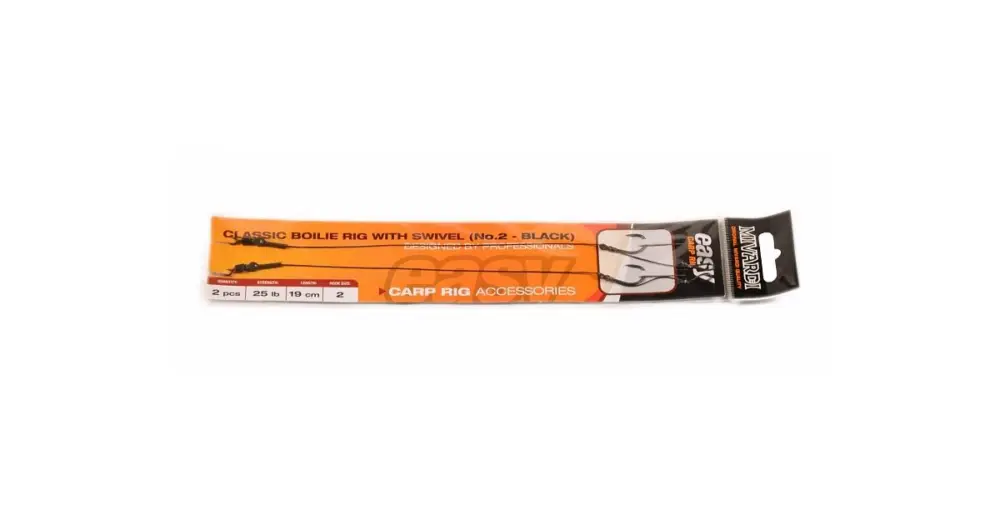 Rychlé Dodání Mivardi návazec classic boilie rig easy s obratlíkem 2 kusy 25 lb-velikost 2