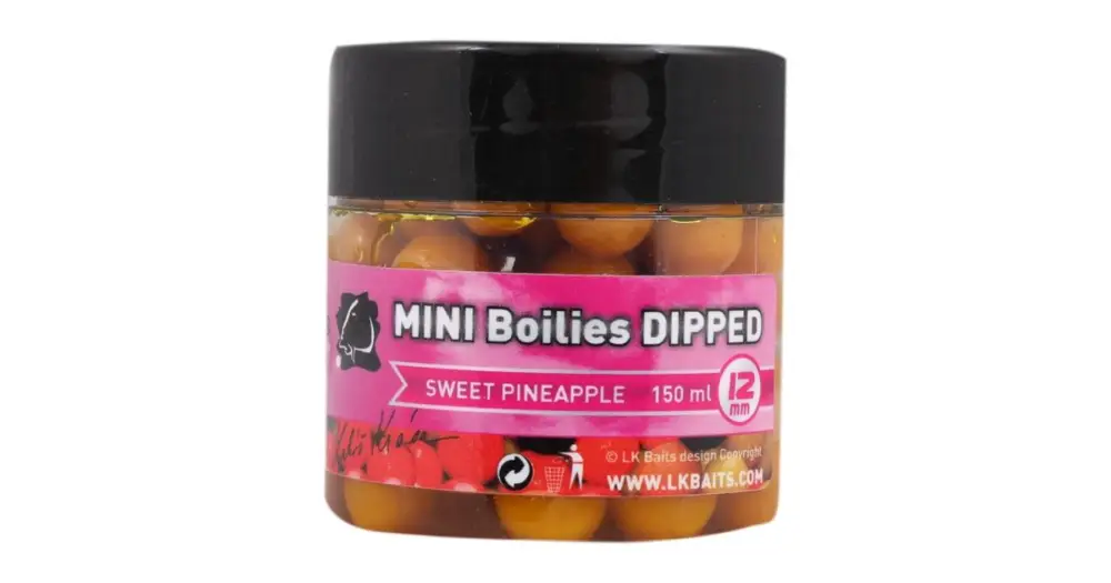Přímo Od Výrobce LK Baits Mini Boilies In Dip Pineapple 12 mm 150 ml