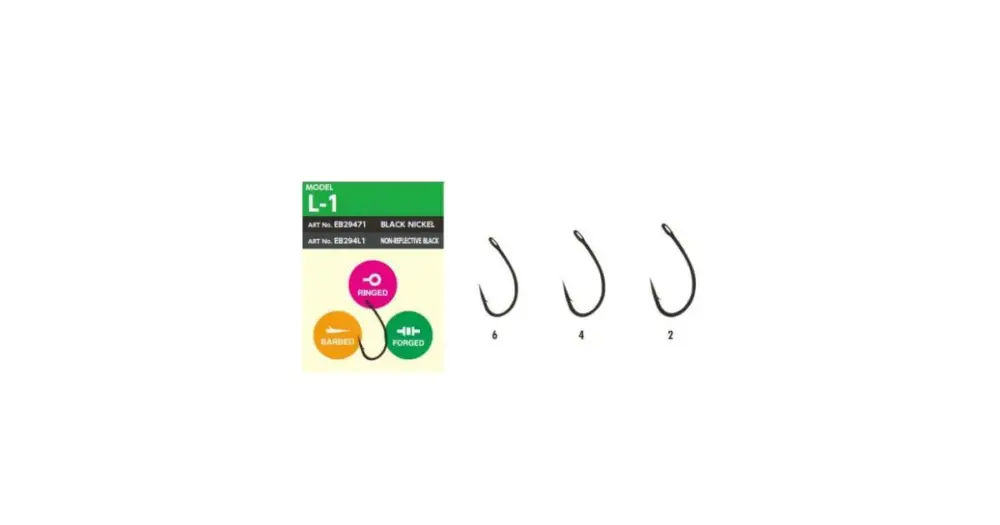 Hayabusa háčky Hooks Model L - 1-Velikost 2 Sezónní Sleva