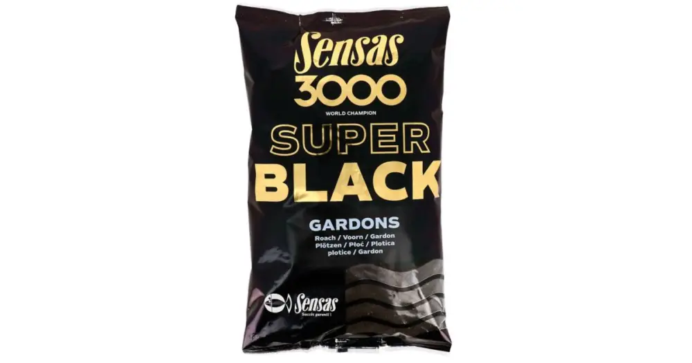 Sensas krmení3000 SUPER BLACK 1kg-Carpes Nová Kolekce