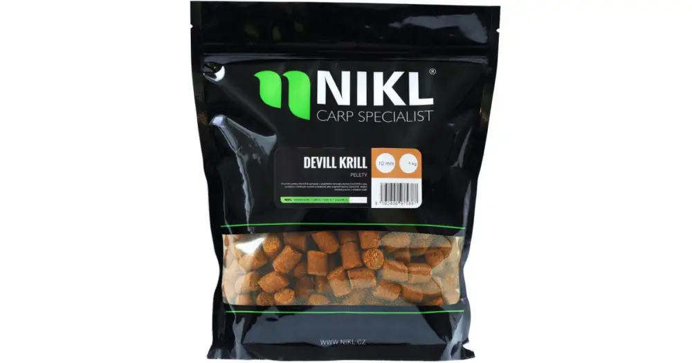 Expresní Doručení Nikl pelety Devill Krill - 1 kg 3 mm