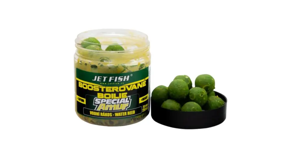 Jet Fish Boosterované Boilie Special Amur Vodní Rákos 120 g 20 mm Cenově Výhodný