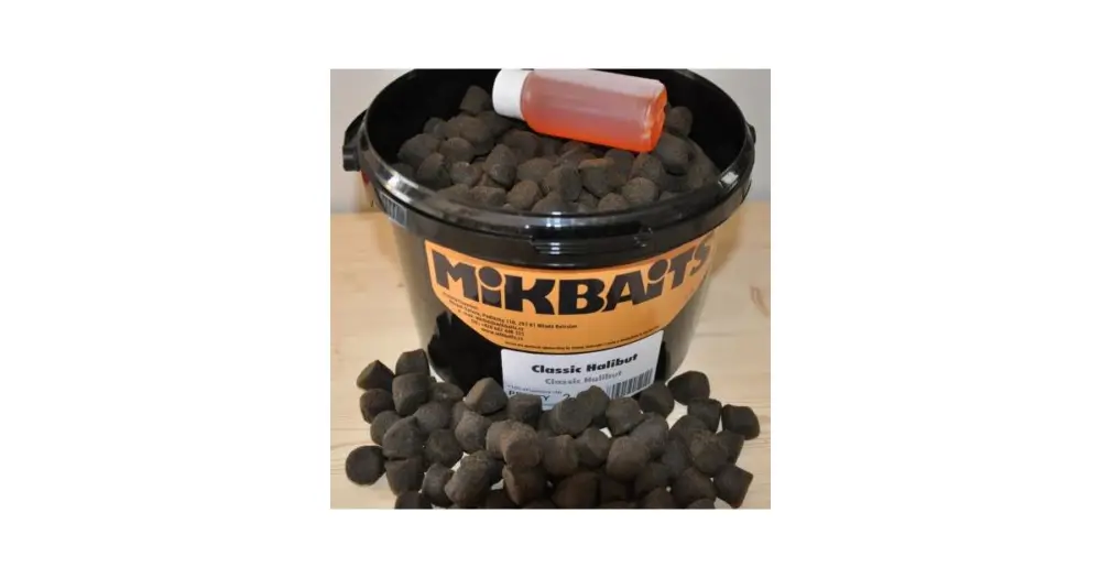Mikbaits Pelety Classic Halibut Mega 20 mm-1 kg Výprodej
