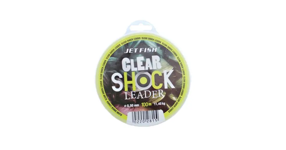 Výhodná Nabídka Jet Fish Clear Shock Leader 100 m-Průměr 0,45 mm / Nosnost 9,1 kg