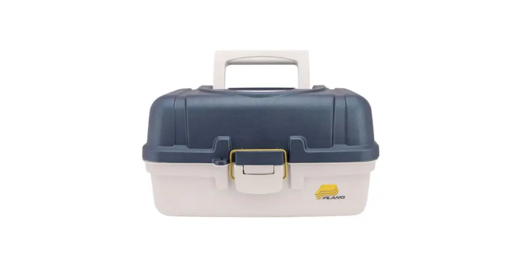 Must-Have Plano Kufřík Two-Tray Tackle Box Blue Metallic/Off-White