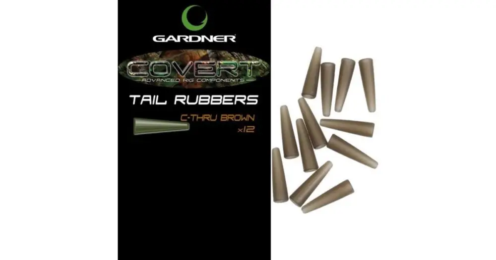 Gardner Převleky Covert Tail Rubbers-trans. zelená Speciální Cena