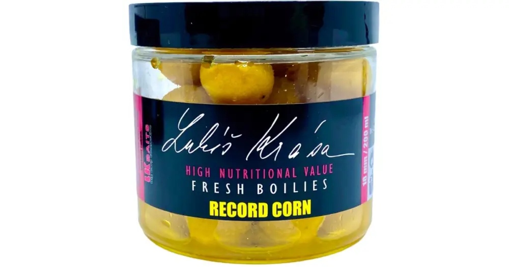 LK Baits Boilie Fresh Lukáš Krása Record Corn -200 ml 18 mm Výhodná Nabídka