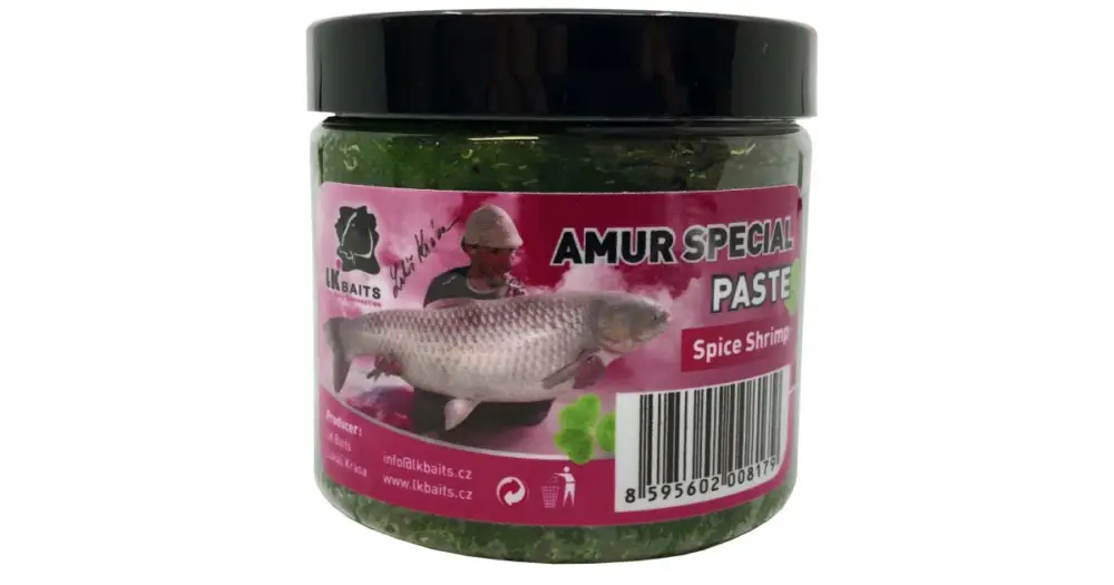 Výhodná Nabídka LK Baits Boilie Paste Amur Special Spice Shrimp 200 ml