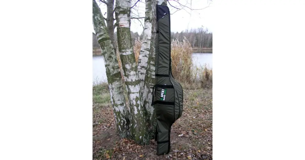Nejlepší Cena R-SPEKT Triple polstrované khaki pouzdro na 3 pruty-197 cm 12 ft