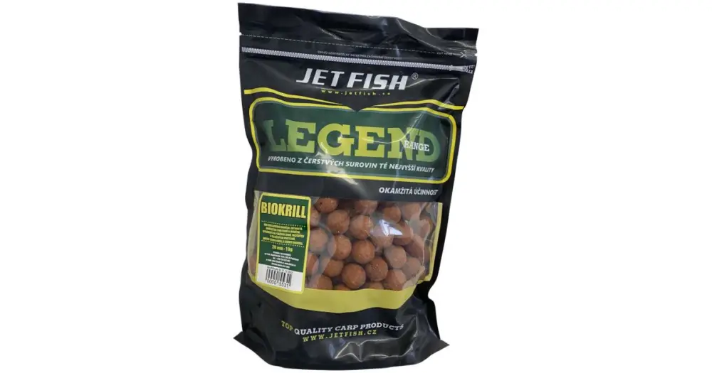 Jet Fish Boilie Legend Range Biokrill-3 kg 20 mm Pouze Dnes