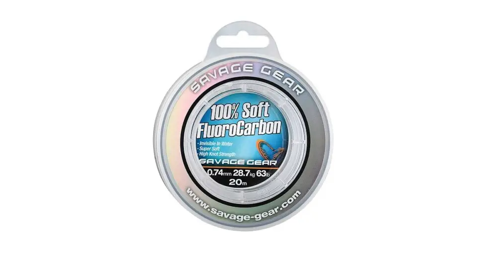 Originální Savage Gear Fluorocarbon Soft Fluoro Carbon 35 m-Průměr 0,39 mm / Nosnost 9,4 kg