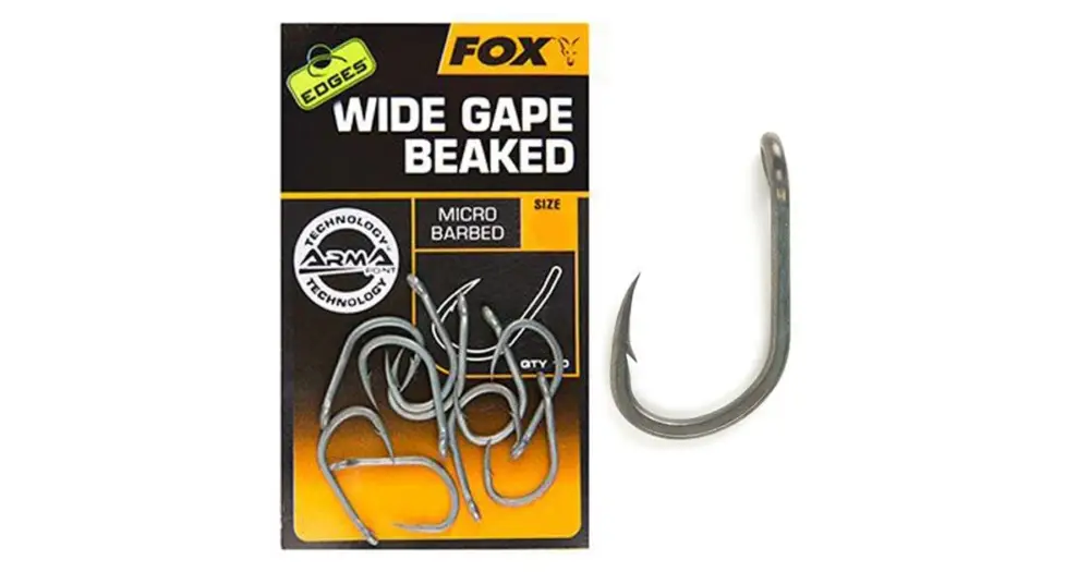 Vysoce Kvalitní Fox Háčky Edges Wide Gape Beaked-Velikost 8