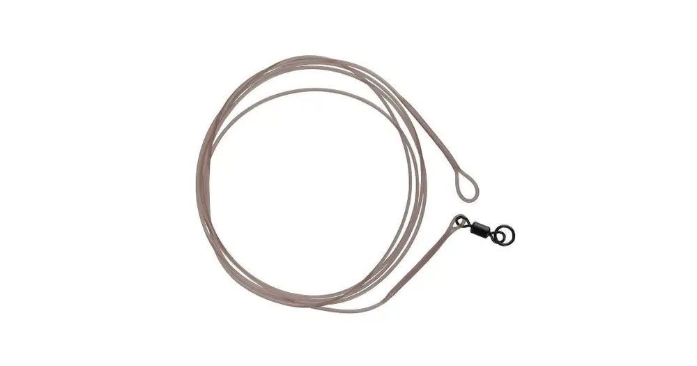 Novinka Prologic Montáž Mirage Loop Leaders W Ring swivels 100 cm 45 lbs 2 ks