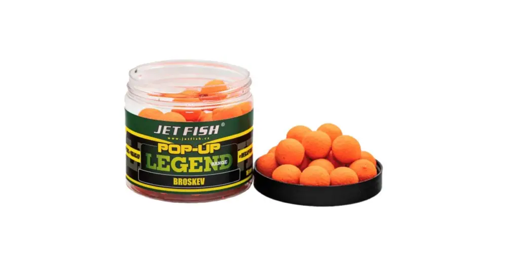 Jet Fish Pop Up Legend Range Broskev - 60 g 16 mm Hit Sezóny