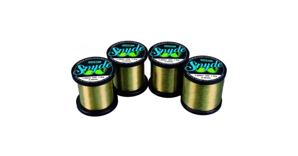 Kryston Vlasec Snyde Premium Grade 1000 m Zelená-Průměr 0,28 mm / Nosnost 9 lb Sleva