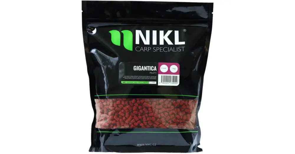 Nikl Pelety s dírkou Gigantica - 1 kg 18 mm Bezpečná Platba