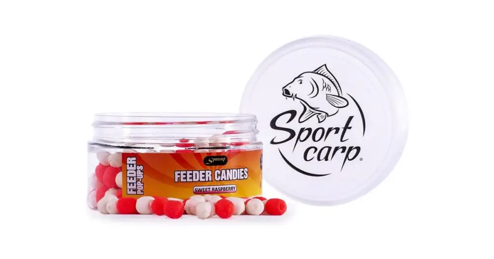 Novinka Sportcarp Plovoucí Nástrahy Feeder Candies 75 ml 8 mm-sladká malina