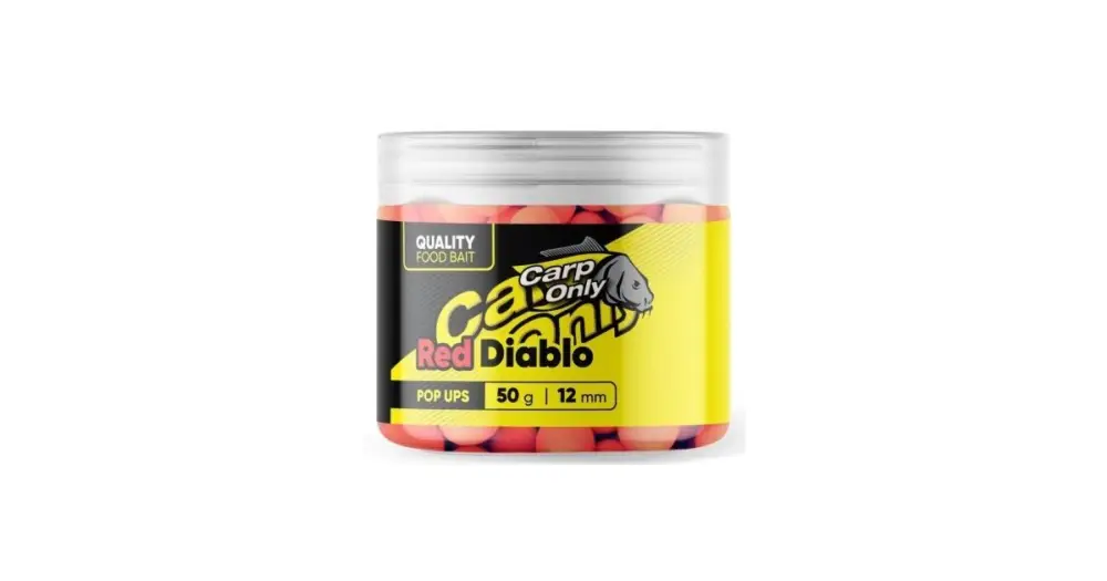 Carp Only Plovoucí Boilies Hi-Visual Pop Up Red Diablo 50 g - 16 mm Omezená Nabídka