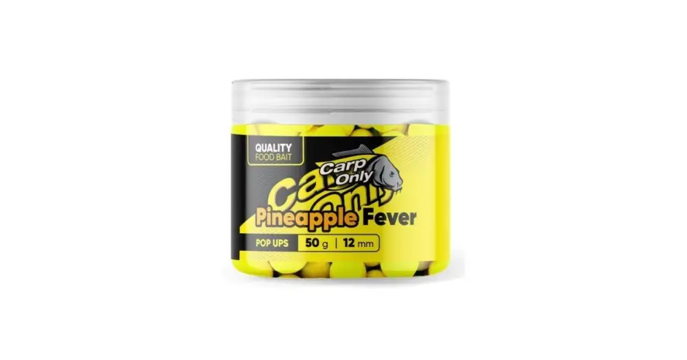 Výhodná Nabídka Carp Only Plovoucí Boilies Hi-Visual Pop Up Pineapple Fever 50 g - 16 mm