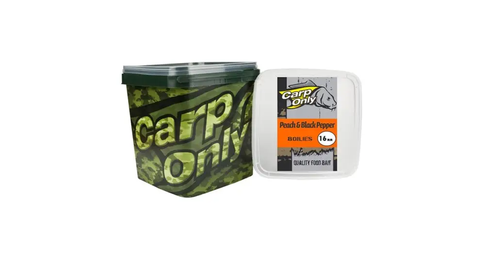 Doprava Zdarma Carp Only Boilies Peach & Black Pepper 3 kg-24 mm