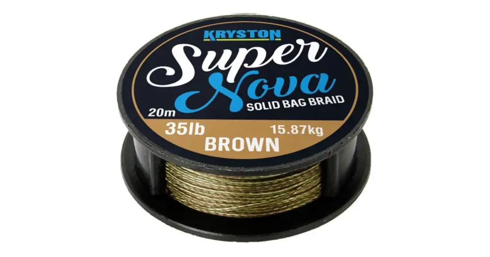 Cenově Výhodný Kryston Návazcová Šňůrka Super Nova Solid Braid Písková 20 m-Nosnost 25 lb