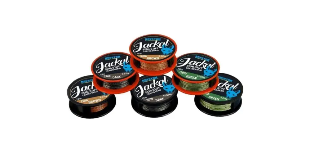 Koupit Online Kryston Jackal návazcová šňůra 20 m-Nosnost 30lb / Barva BROWN