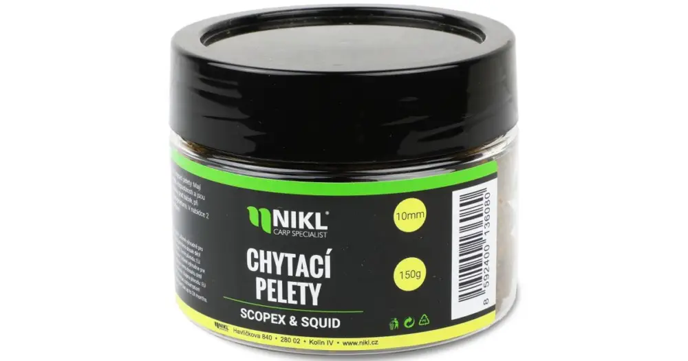 Nejlepší Cena Nikl chytací pelety Scopex & Squid 150 g - 10 mm