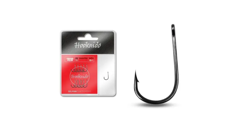 Delphin Háčky HKD Feeder Fuler Ring 10+1ks-Velikost 12 Speciální Cena