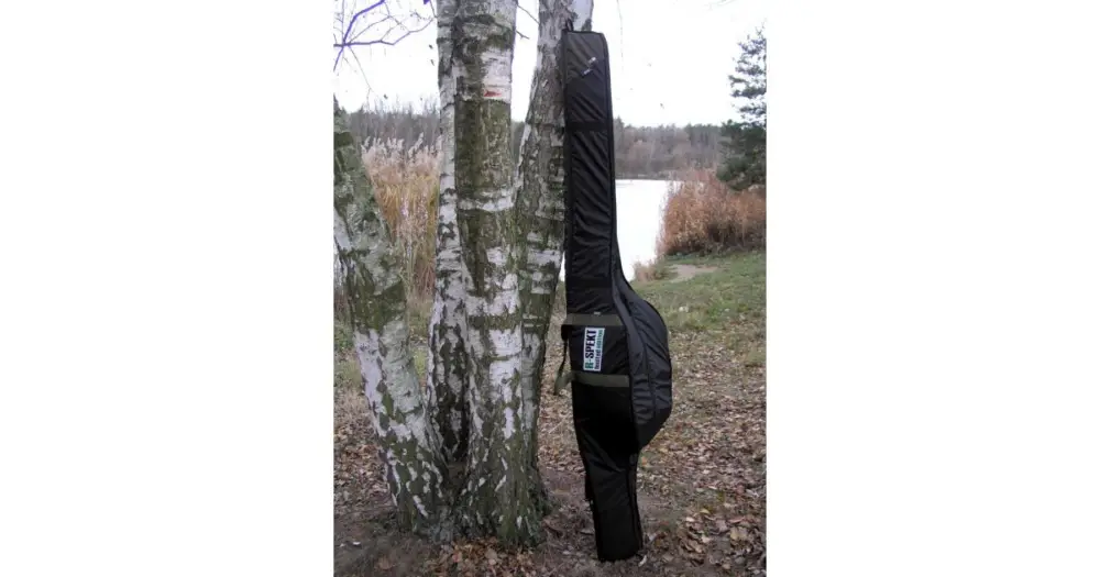 R-SPEKT Triple polstrované černé pouzdro na 3 pruty-197 cm 12 ft Horká Nabídka