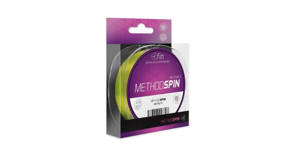 Cenově Výhodný Fin Vlasec Method Spin Fluo Žlutá 150 m-Průměr 0,18 mm / Nosnost 6,6 lb
