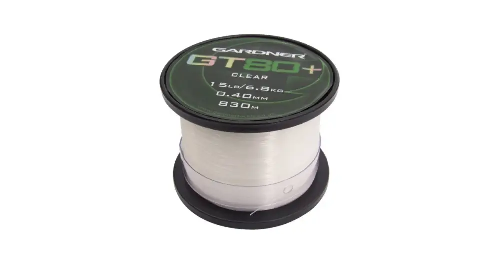 Vrácení Zdarma Gardner Vlasec GT80 Clear -Průměr 0,40 mm / Nosnost 6,8 kg / Návin 830 m