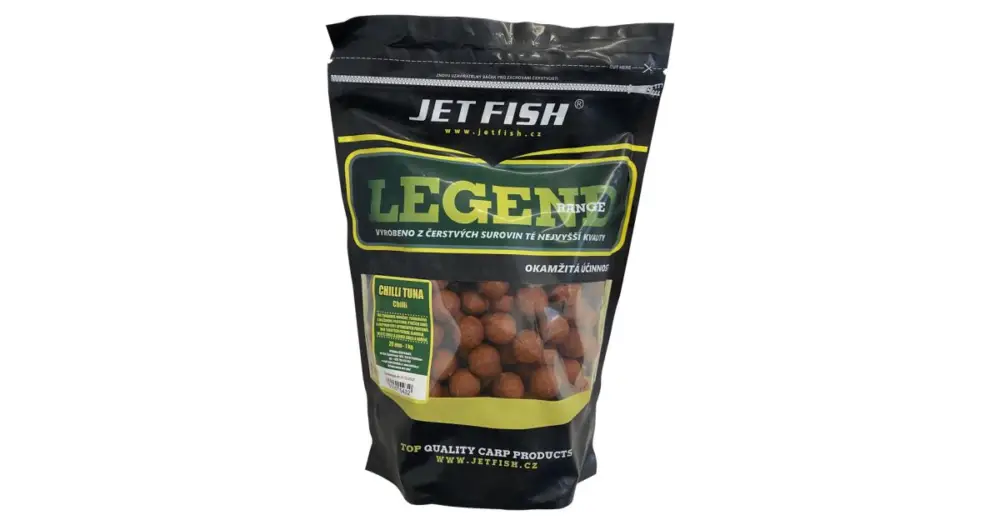 Pouze Dnes Jet Fish Boilie Legend Range Chilli Tuna Chilli -10 kg 20 mm