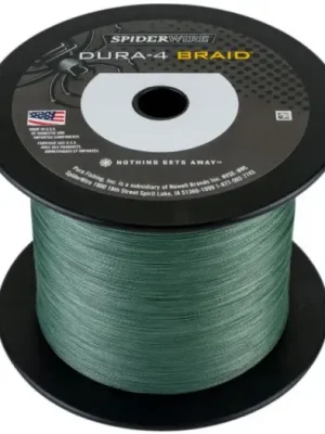 Značkový Spiderwire Splétaná Šňůra DURA4 Green-Průměr 0,40 mm / Nosnost 45 kg