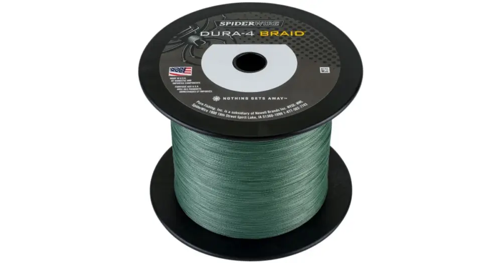 Značkový Spiderwire Splétaná Šňůra DURA4 Green-Průměr 0,40 mm / Nosnost 45 kg
