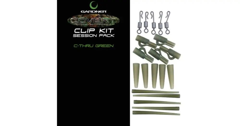 Značkový Gardner Systém Na Boční Zátěž Covert Clip Kit Pack-Průhledná Zelená