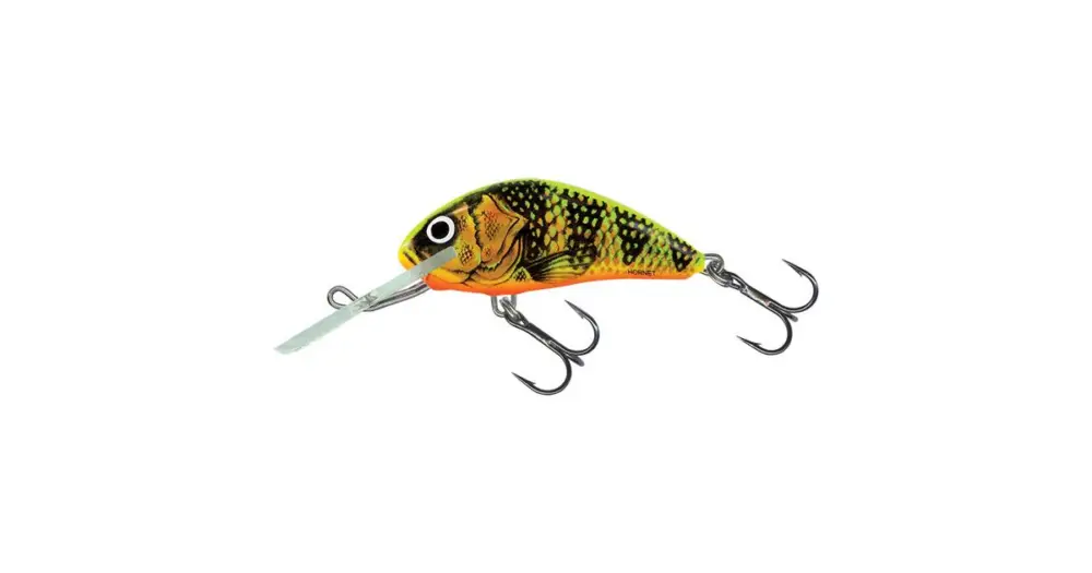 Salmo Wobler Hornet Floating Gold Fluo Perch-4 cm 3 g Akční Cena