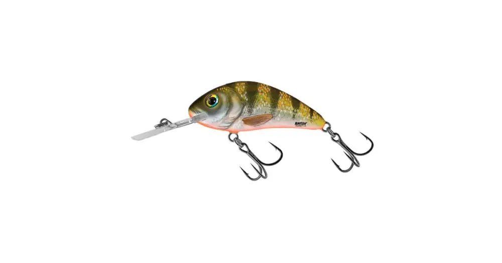 Novinka Salmo Wobler Rattlin Hornet Floating Yellow Holographic Perch-5,5 cm 10,5 g
