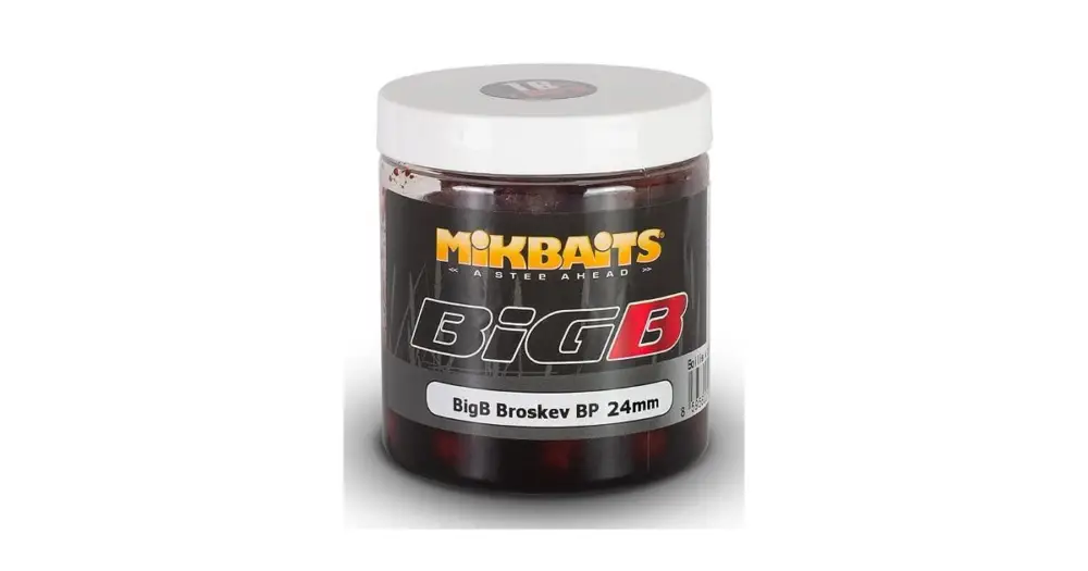 Nakupujte Hned Mikbaits Boilies V Dipu BigB Broskev Black Pepper 250 ml-24 mm