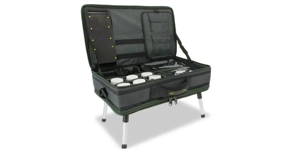 Levný NGT Stolek S Kufrem Carp Bivvy Table System