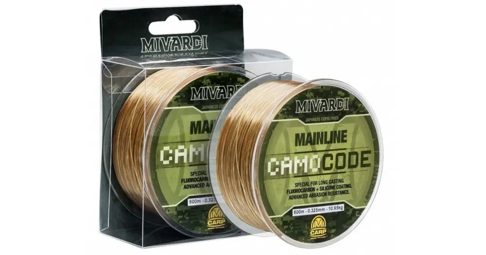 Mivardi Vlasec CamoCode Mainline Camo 600 m-Průměr 0,305 mm / Nosnost 9,90 kg Doprava Zdarma