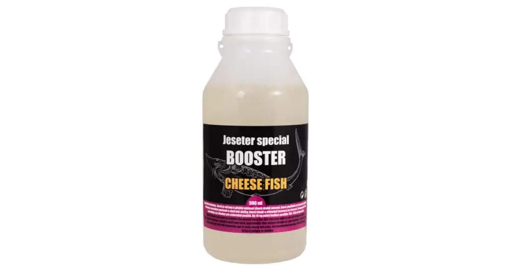 LK Baits Booster Jeseter Special 500 ml-cheese fish Tovární Cena