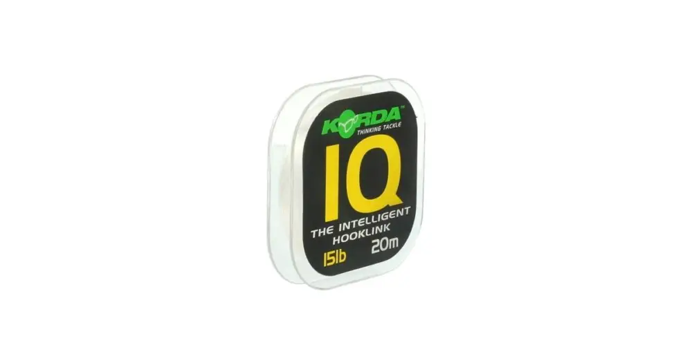 Korda FluorocarbonIQ The Intelligent Hooklink 20 m-Nosnost 20 lb Vysoce Kvalitní