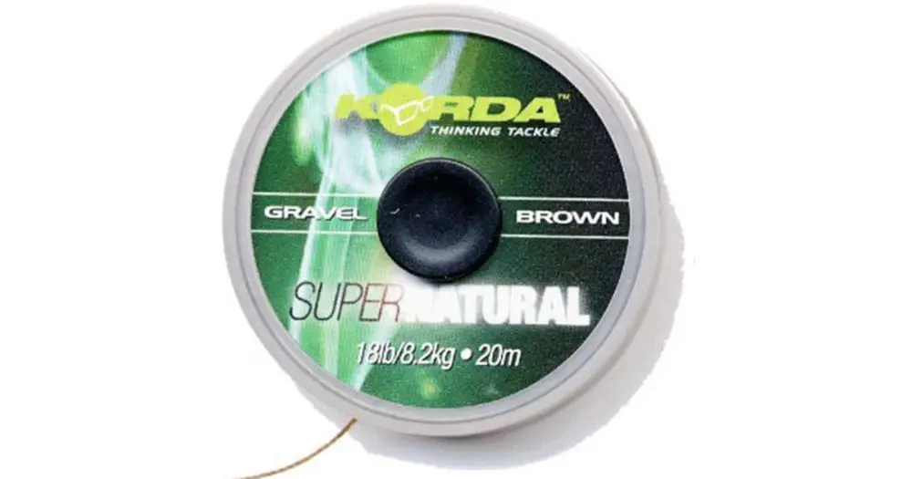 Korda Návazcová Šňůra Super Natural Gravel Brown-Průměr 18 lb Aktuální