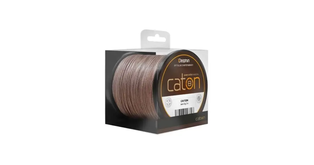 Delphin Splétaná Šňůra Caton Hnědá-Průměr 0,73 mm / Nosnost 90,9 kg / Návin 190 m Cenová Bomba